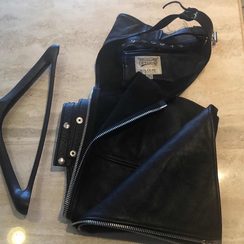 Open road Wilson’s leather chaps